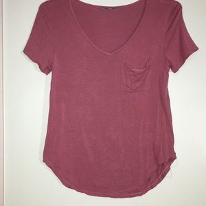 Dusty Rose Pocket T